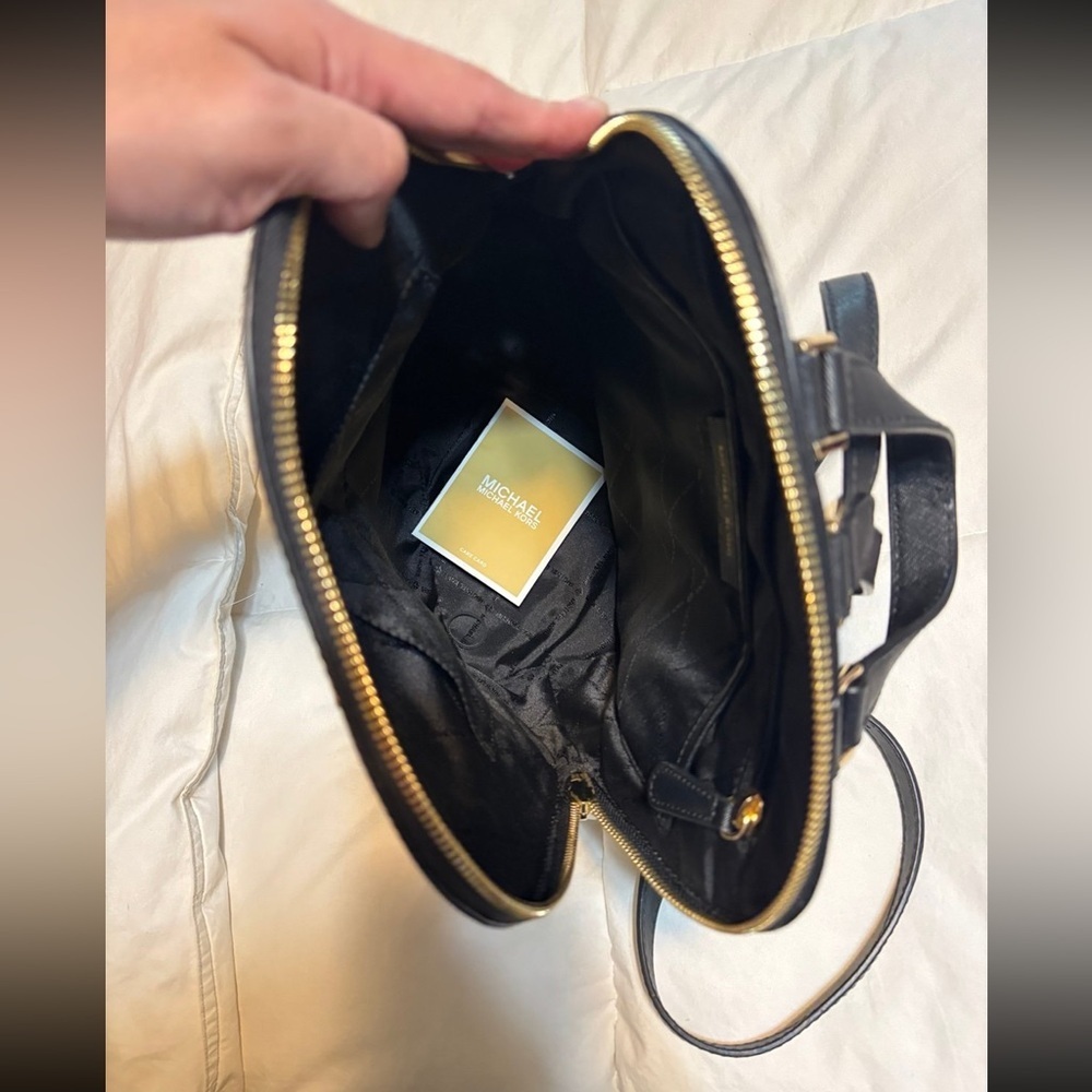 Michael Kors Jet Black Backpack - Picture 3 of 4